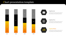 Customized Chart Presentation Template With Three Node